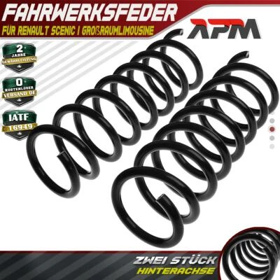 2x muelles suspensión trasera Renault Scénic I berlina grande JA0/1_ - Imagen 1 de 4