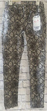 Womens Jeans Size 6 by Seven7 High Rise Tummyless SKINNY Neutral Snake.