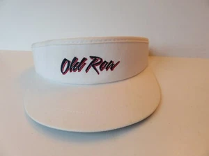NUEVO SIN ETIQUETAS Old Row Visera Sombrero Gorra Correa Trasera Blanco Deletreado Ajustable EE. UU. Patriótico - Imagen 1 de 5