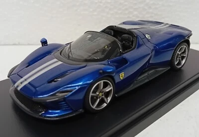 FERRARI DAYTONA SP3 TETTO APERTO 2021 NUOVO BLU ELETTRICO Looksmart LS535SPF - Immagine 1 di 2