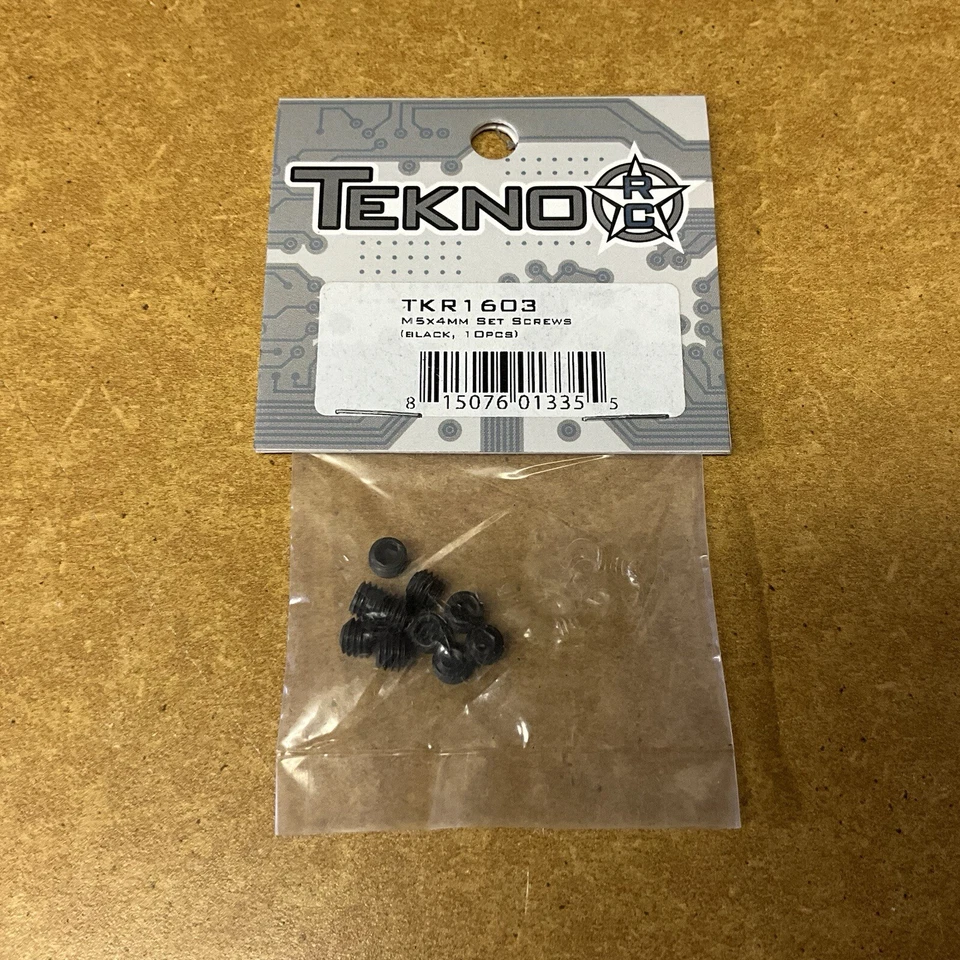 Tekno (TKR1603) M5 X 4mm Set Screws/10 (NIB) - Image 1 of 1