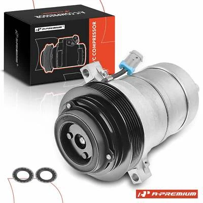 Compresor de aire acondicionado con embrague para Cadillac DeVille 1994-1999 Isuzu V8 4,1 L 19192348 Foto 1 de 4