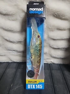 Nomad Design DTX145 Minnow Floating Shallow High Speed 5-3/4" -Natural Bunker - Picture 1 of 2