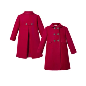 New Red Girl Winter Warm Jacket Coat Thick Parka Casual Clothing Top Long Sleeve - Picture 1 of 11