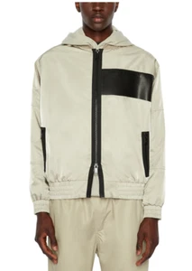 $110 A|X Armani Exchange Men's Long Sleeve Blouson Jacket Full Zip, Blue, M - Picture 1 of 1