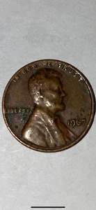 Penny 1967 sin acuñación Mark Liberty L en el borde - Imagen 1 de 3
