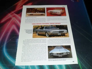 Original 1966 Buick Riviera Gran Sport & Skylark Gran Sport Aufschrift in Farbe - Bild 1 von 2