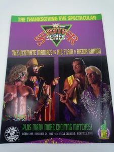 VINTAGE 1992 WWF SURVIVOR SERIES PROGRAM ULITIMATE WARRIOR & RIC FLAIR - Bild 1 von 2