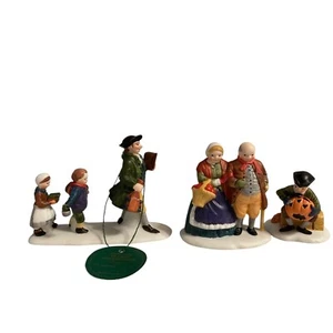 Dept 56 Heritage Village Sleepy Hollow Halloween Set of 3 Jack’o’lantern  5956-0 - Picture 1 of 21