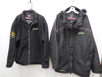 Chaqueta de ciclista Stormtech Performance 2-n-1 Kawasaki Logo XL con forro polar Foto 1 de 4