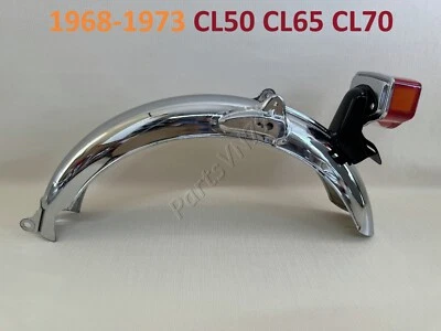 Honda CL70 Fender. SS50 CD50 CL50 High Quality Chrome Rear Mud Guard. Taillight - Image 1 of 4