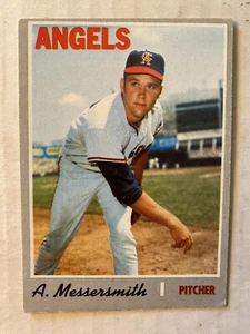 1970 Topps Baseball Andy Messersmith #430 California Angels - Picture 1 of 2