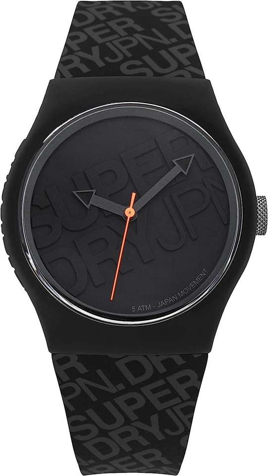 Hombre Superdry Reloj Con Silicona Pulsera (SYG169B) Nuevo + Emb.orig - Imagen 1 de 1