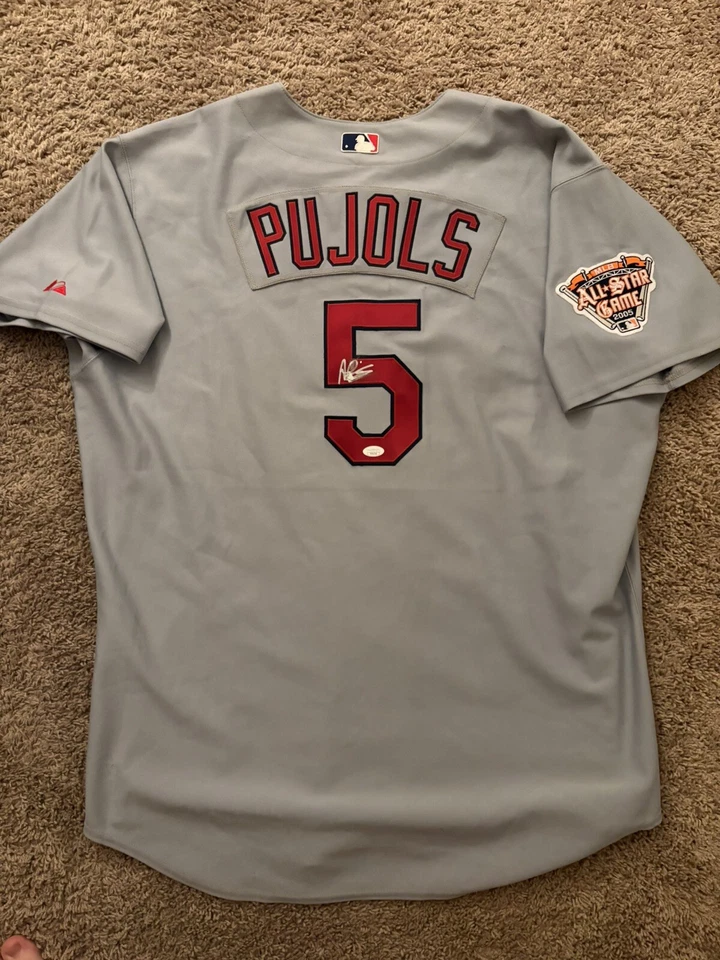 Albert Pujols Signed 2005 MLB All Star Game Jersey JSA - Image 1 of 4