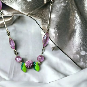 Collana, Collana Primaverile Vintage Lavanda (JB2) - Foto 1 di 6
