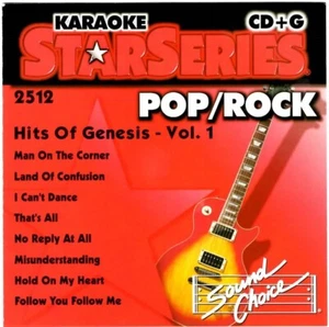 SOUND CHOICE STAR KARAOKE CD+G 2512 RARE 8+8 GENESIS 16 SONG cdg PHIL COLLINS - Picture 1 of 2