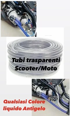 TUBO TRASPARENTE LIQUIDO RADIATORE AEROX F12 SR F15 SCOOTER MINARELLI UNIVERSALE - Imagen 1 de 2