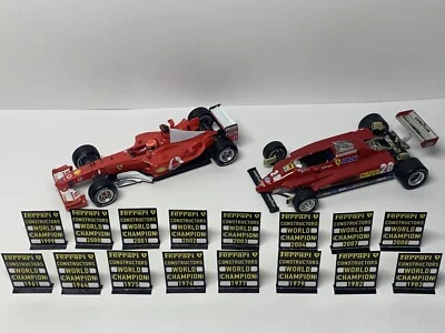 Pitboard 1:43/1:18 (Pizarra F1) / FERRARI / Constructors World Championship - Imagen 1 de 4