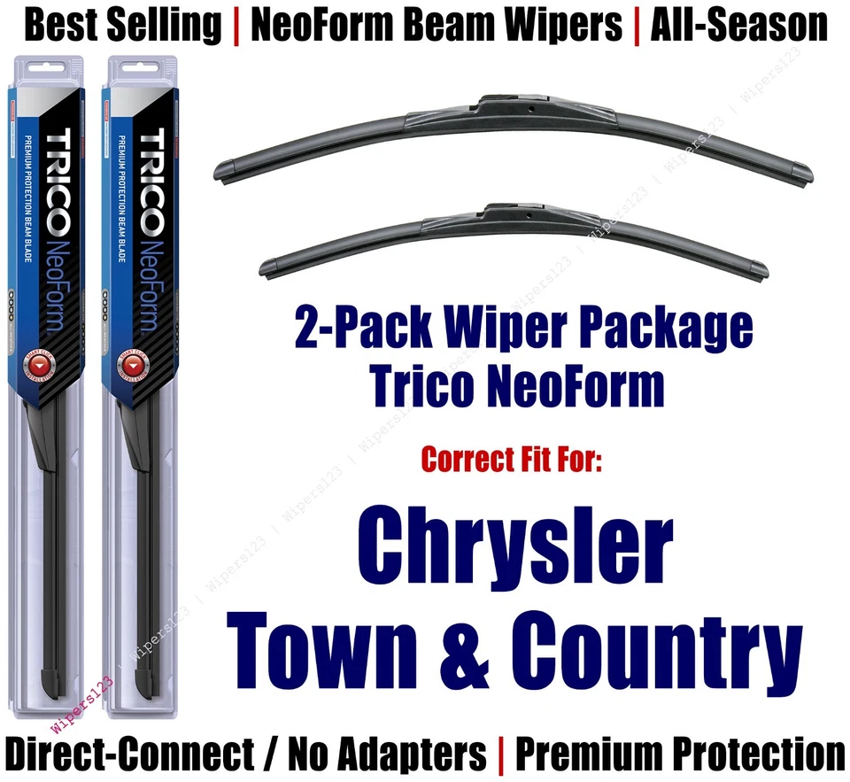 2 шт первоклассных дворников NeoForm подходят для Chrysler Town & Country 2008-2010 годов выпуска - 16260/200 - Изображение 1 из 1