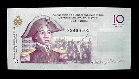 2004 HAITI BANKNOTE 10 Gourdes UNC HIGH QUALITY CONSECUTIVE Cover