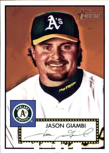 2001 Topps Heritage #77 Jason Giambi Oakland Athletics - Image 1 of 1