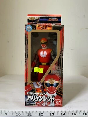 Sentai Hero Series Hurricanger Ninpuu Sentai Hurricaneger Hariken Red Bandai A Foto 1 de 3