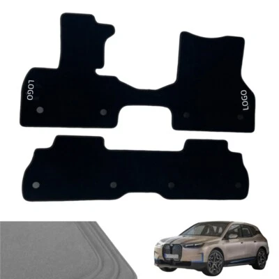 Mats For BMW iX iX3 Velour Car Floor Mats Original Auto Carpets Waterproof - Image 1 of 4