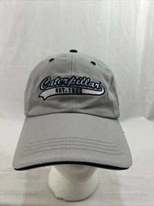 Caterpillar Cat Diesel Equipment Embroidered Logo Gray Adjustable Hat Cap - Imagen 1 de 5