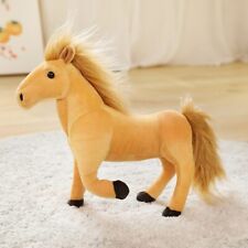 28-70CM Simulation Horse Plush Toys Stuffed Animal Doll Soft Kids Birthday Gift