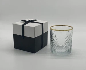 Vintage Gold and Silver Rim Tumbler - Picture 1 of 8