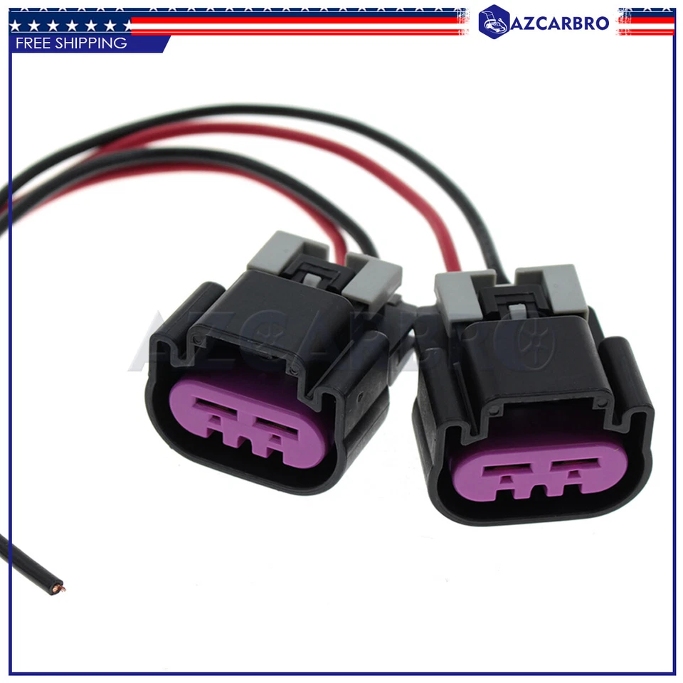 2 КОМПЛЕКТА ЖГУТОВ ПЕРЕКЛЮЧАТЕЛЕЙ КОННЕКТОРОВ ЭЛЕКТРИЧЕСКИХ ВЕНТИЛЯТОРОВ ДЛЯ GM Chevy Truck 2005-12 - Изображение 1 из 4