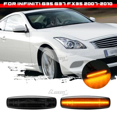 Luz de señalización lateral luz de señal de giro ahumada para Nissan Pathfinder R52 2012-2013 Foto 1 de 4