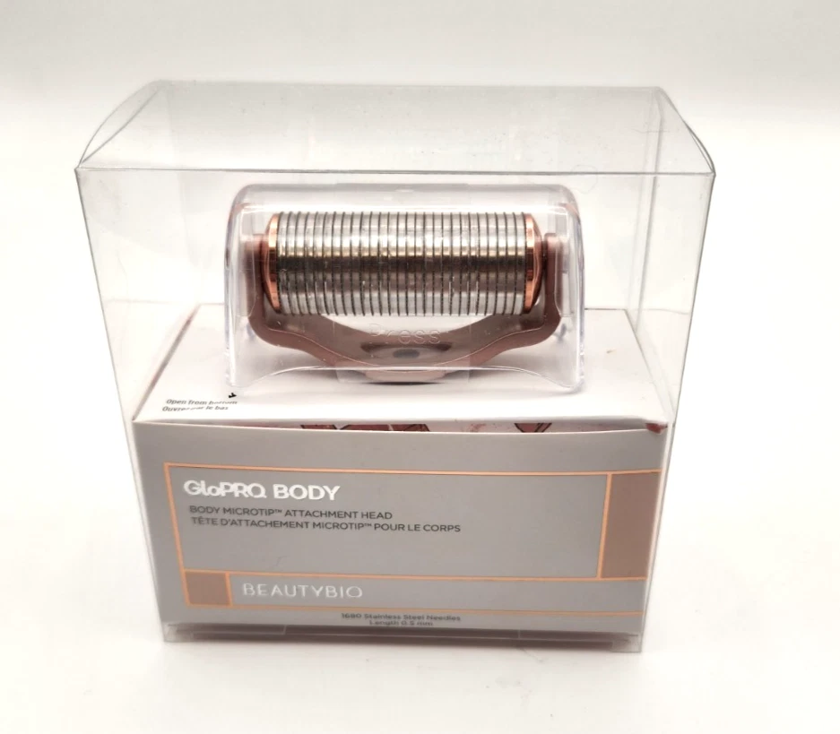 Cabezal de fijación BeautyBio GloPro Body Microtip NUEVO EN CAJA agujas 0,5 mm precio de venta sugerido por el fabricante 66 USD Foto 1 de 3