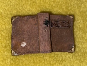 Mini libro de decoración vintage de 1905 una visita de la reliquia de San Nicolás muy antiguo único - Imagen 1 de 4