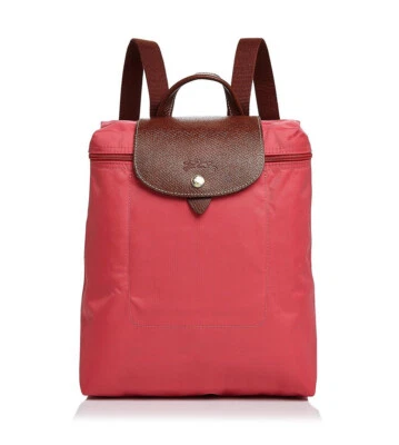 Nueva Mochila Plegable Longchamp Le Pliage Nylon "Flor" -10.25" X 12.25" X 4" Foto 1 de 4