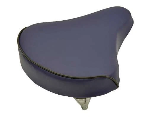 Asiento de sillín Beach Cruisers grande cómodo de 10 pulgadas de ancho azul Foto 1 de 1