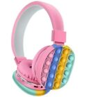 Headphone Poppit Fidget Toy Anti Stress Creative Silicone Headset Toy