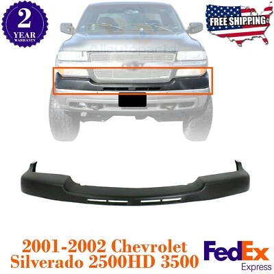 Cubierta superior del parachoques delantero para Chevrolet Silverado 2500HD 3500 2001-2002 Foto 1 de 4