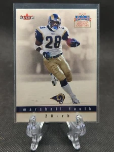 Marshall Faulk 2004 Fleer National Trading Card Day #6 Football Card - Picture 1 of 2