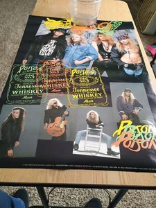 Vintage Original Poison Band Promo Poster 1990 24" x 34” - Picture 1 of 14