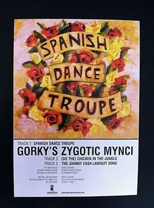 Gorkys Zygotic Mynci Spanish Dance Troupe Promo Post Card Music Memorabilia - Imagen 1 de 2
