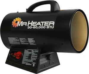 MH60QFAV 60,000 BTU Portable Propane Forced Air Heater, 19.75 X 11.50 Inches, Bl - Picture 1 of 6