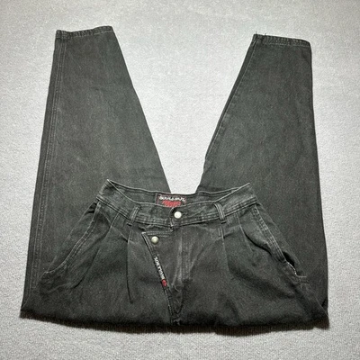 Calça masculina corneta vintage masculina preta 29x30 cônica anos 80’s 90’s Forward Track - Imagem 1 de 4