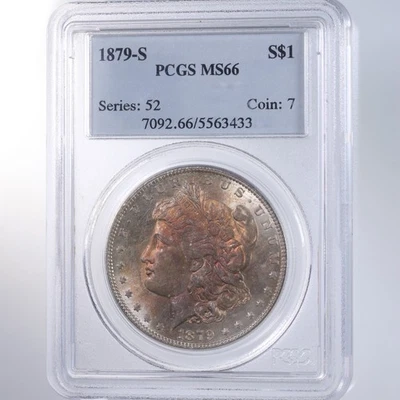 1879-S Morgan $1 PCGS Certified MS 66 - Image 1 of 2