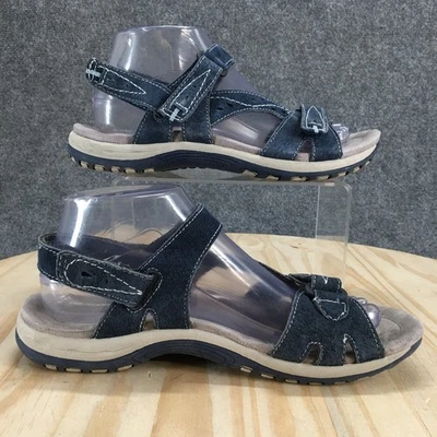 Sandalias deportivas Earth Origins para mujer 8,5 azules Sophie con cordones de cuero cómodas Foto 1 de 4