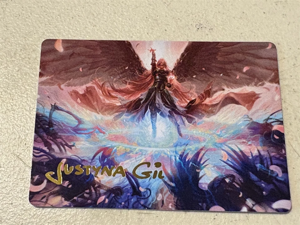 mtg gold signature Iridian Maelstrom, Dominaria United Art Series 47/81 - Image 1 of 1