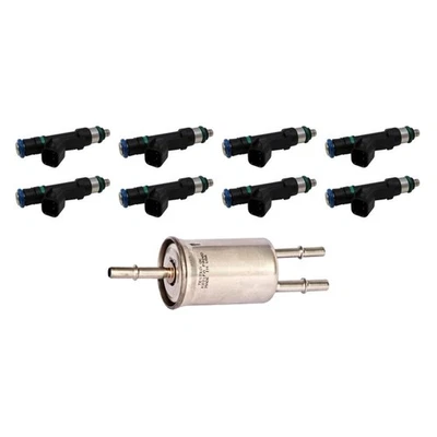 For Ford Expedition 2009-2013 Motorcraft Fuel Injector w Fuel Filter Kit - Imagem 1 de 4