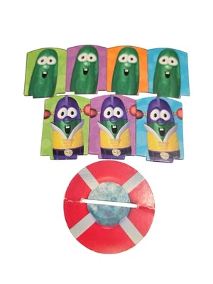 Vtg 1999 VeggieTales Don't Sink in the Sink Game Talicor Replacement Characters  - Image 1 of 4