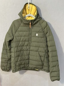 Best Made Company Men's | SZ Small Goose Down Hood 1/4 Zip Pullover Jacket Green - Picture 1 of 18