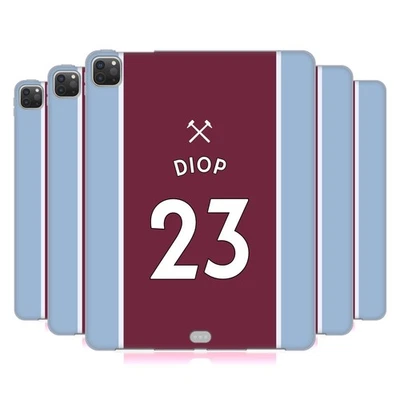 WEST HAM UNITED FC 2021/22 PLAYERS HOME KIT GEL CASE FOR APPLE SAMSUNG KINDLE - Image 1 of 4